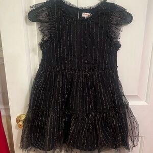 Cat and Jack black and gold dress. Size 7/8 girls